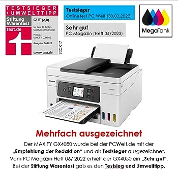 CANON MAXIFY GX4050 MEGATANK REFILLABLE WIRELESS ALL-IN ONE