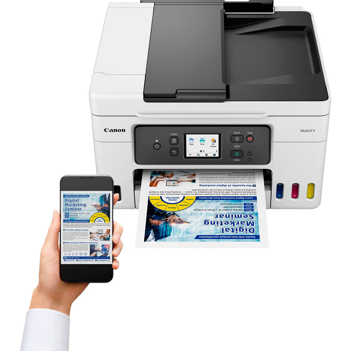 CANON MAXIFY GX4050 MEGATANK REFILLABLE WIRELESS ALL-IN ONE