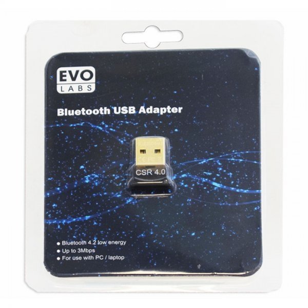 Evo Labs Bluetooth Version 4 USB Adapter