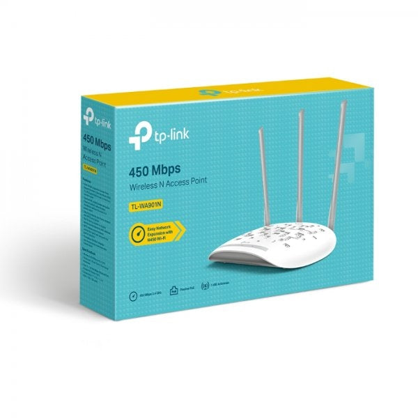 TP-Link 450Mbps TL-WA901N Wireless N Access Point/Universal Repeater (PoE)