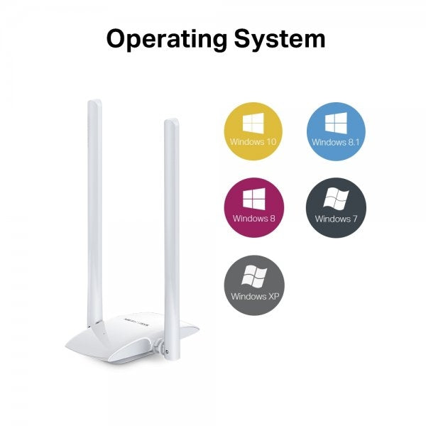 Mercusys MW300UH 300Mbps High Gain Wireless USB Adapter