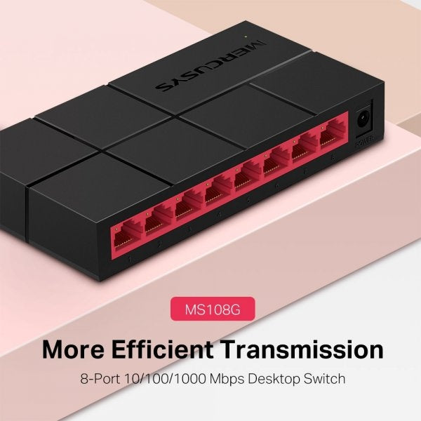 Mercusys MS108G 8-Port Gigabit Desktop Switch