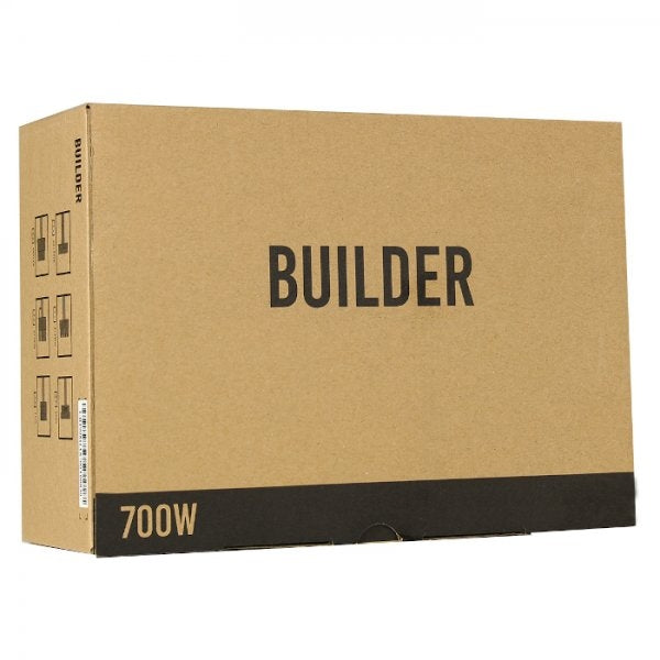 700W Black with 12cm Fan & PPFC System Builder PSU - Brown Box