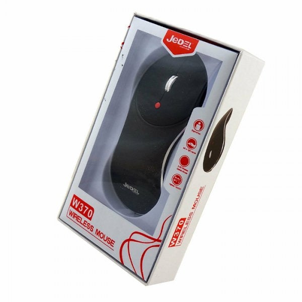 JEDEL Bluetooth (or 2.4GHz Wireless with USB Adapter) Slim Arc Rechargeable Mouse For Microsoft Surface/ PC / Laptop / Mac - W370