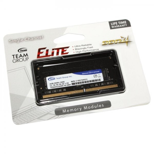 4GB DDR4 2400 (PC4-19200) SODIMM Notebook Memory - Team