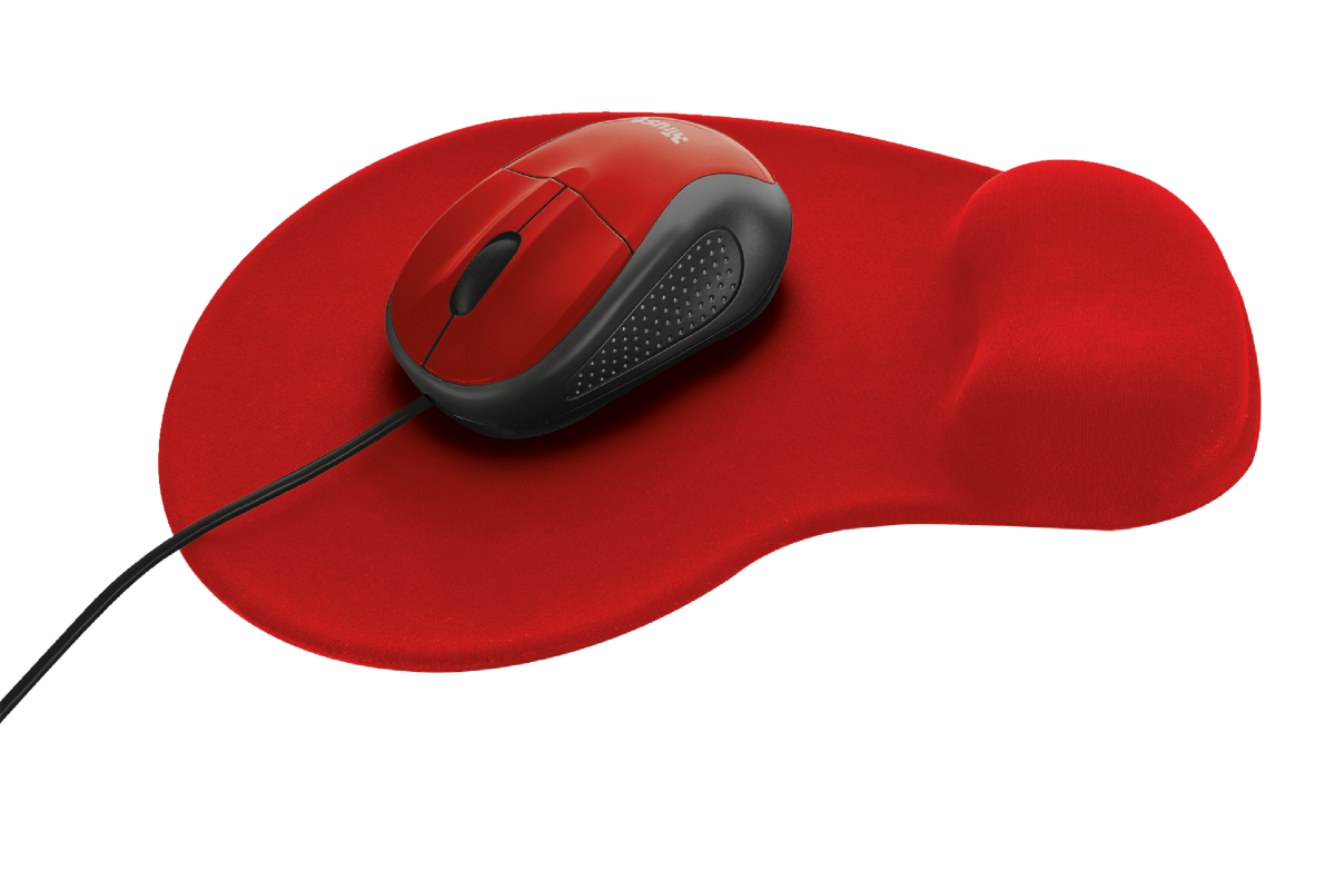 Trust PRIMO Mouse with Mouse Pad - RED