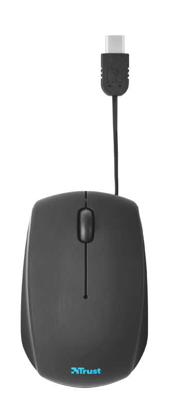 Trust Mini mouse with USB-C retractable cable