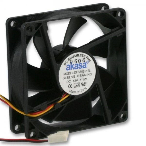 Akasa 80mm 1800RPM Black OEM Fan