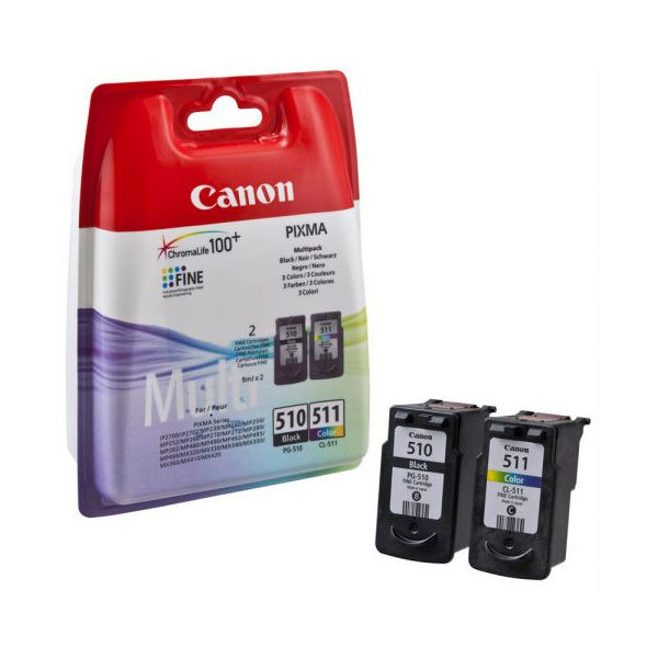 Canon PGI-510 CL-511 Black/Colour Ink Cartridge Multipack