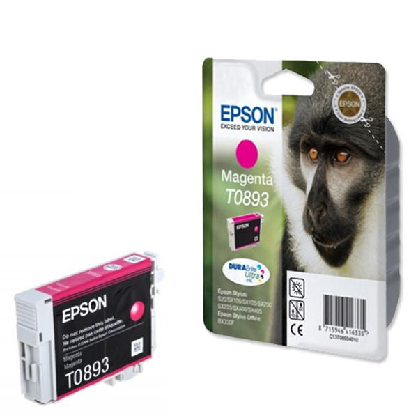 Epson T0893 Magenta Ink Cartridge C13T08934011 / T0893