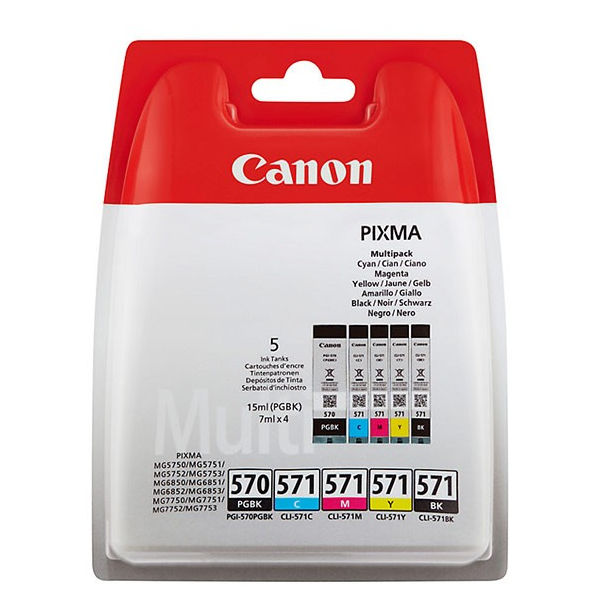 Canon PGI-570/CLI-571 CMYK Pack Cartridge