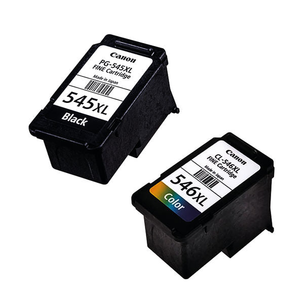 Canon PG-545XL/CL-546XL Inkjet Cartridges (Pack of 2)
