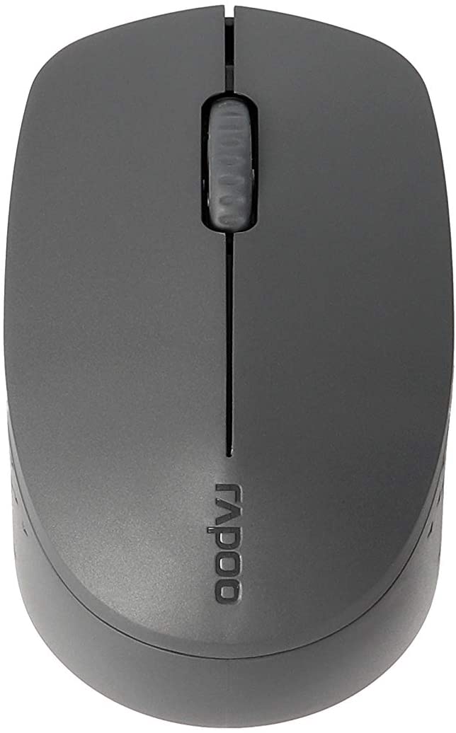 Rapoo M100 Multi-mode Wireless Silent Optical Mouse - Black, compact