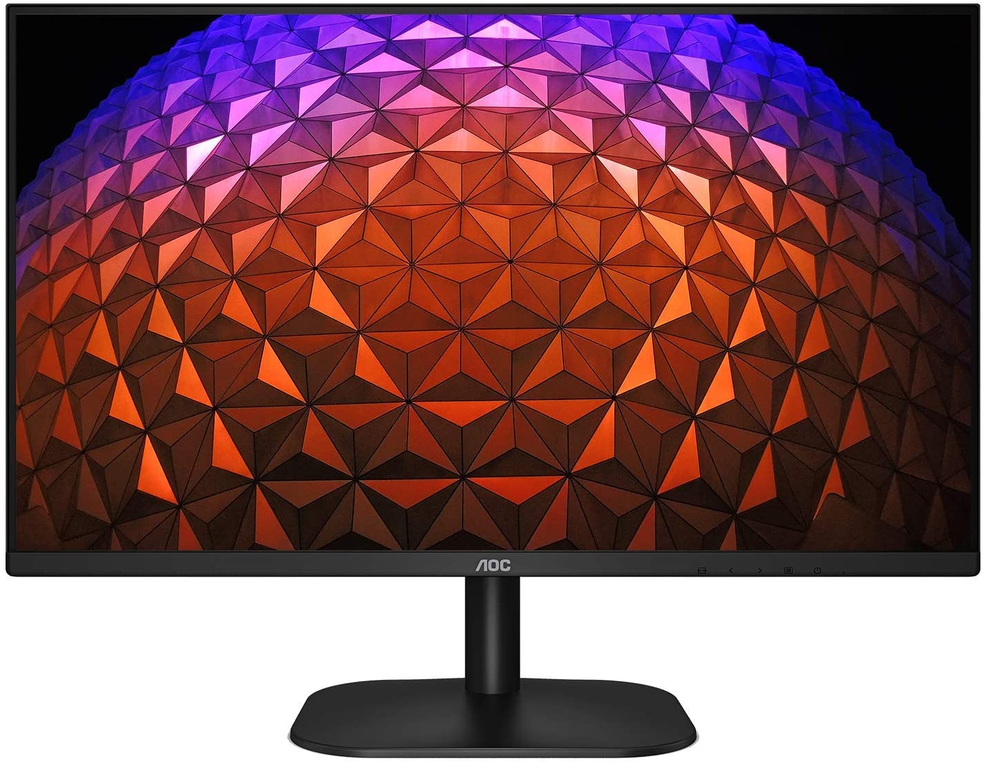 AOC 27B2H 27" Full HD IPS Monitor, 3-Sided Frameless & Ultra Slim Design, HDMI and VGA inputs, Lowblue Mode, VESA compatible,Black