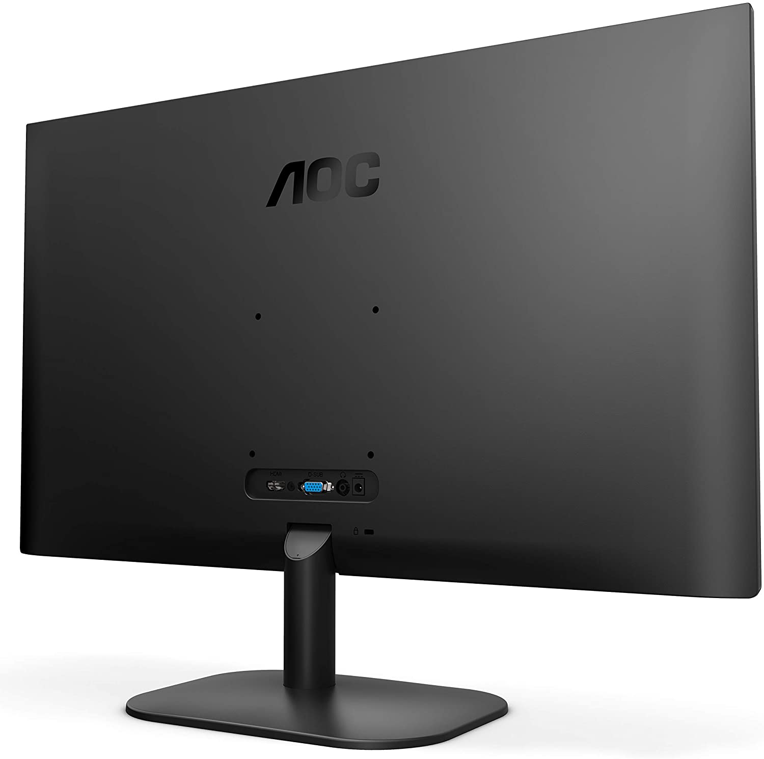 AOC 27B2H 27" Full HD IPS Monitor, 3-Sided Frameless & Ultra Slim Design, HDMI and VGA inputs, Lowblue Mode, VESA compatible,Black