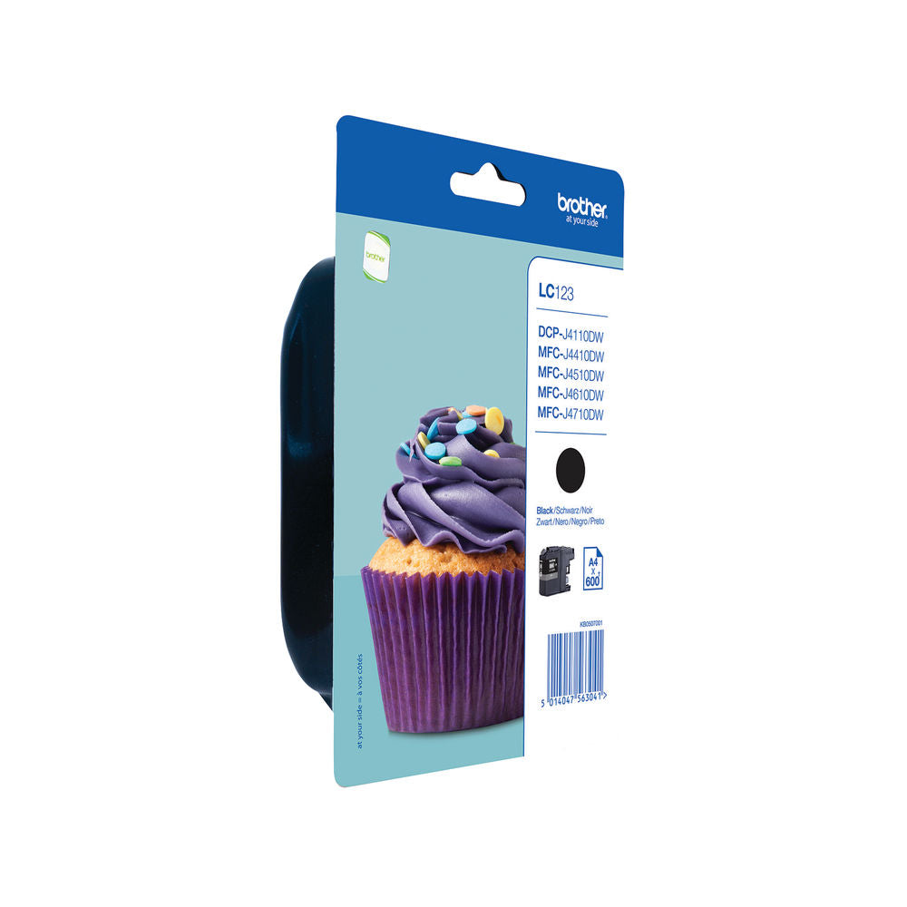 Brother LC123BK Black Ink Cartridge LC-123BK