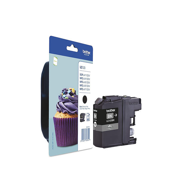 Brother LC123BK Black Ink Cartridge LC-123BK