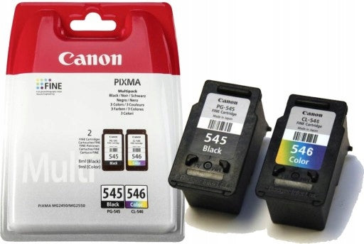 Canon PG-545/CL-546 CMYK Inkjet Cartridges (Pack of 2)