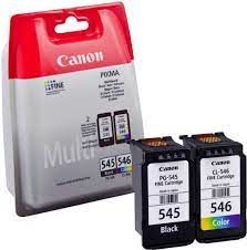 Canon PG-545/CL-546 CMYK Inkjet Cartridges (Pack of 2)