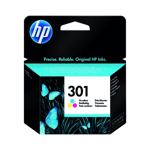 HP 301 Cyan/Magenta/Yellow Ink Cartridge CH562EE