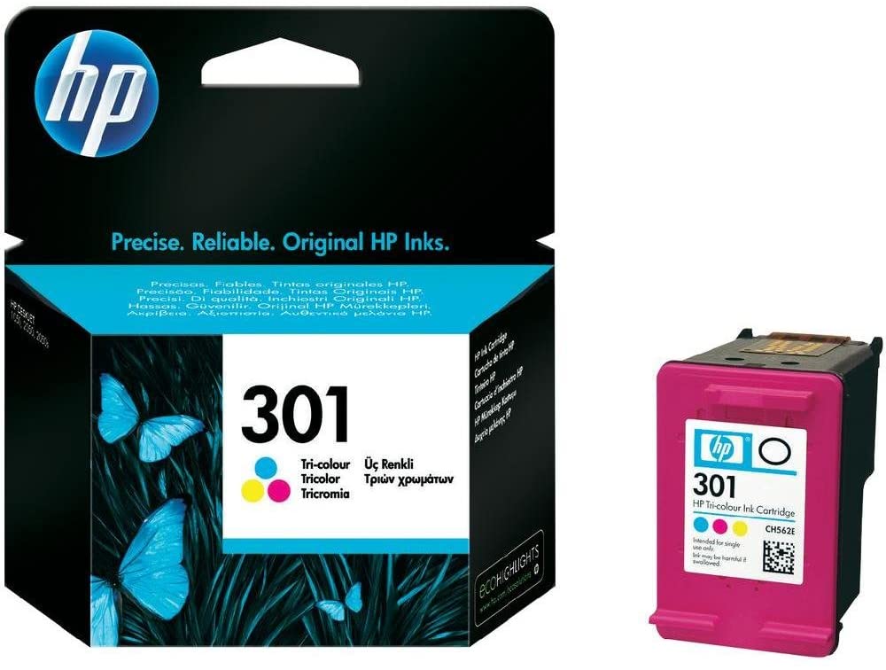 HP 301 Cyan/Magenta/Yellow Ink Cartridge CH562EE