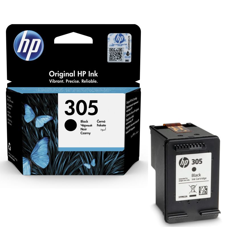 HP 305 Original Ink Cartridge Black 3YM61AE