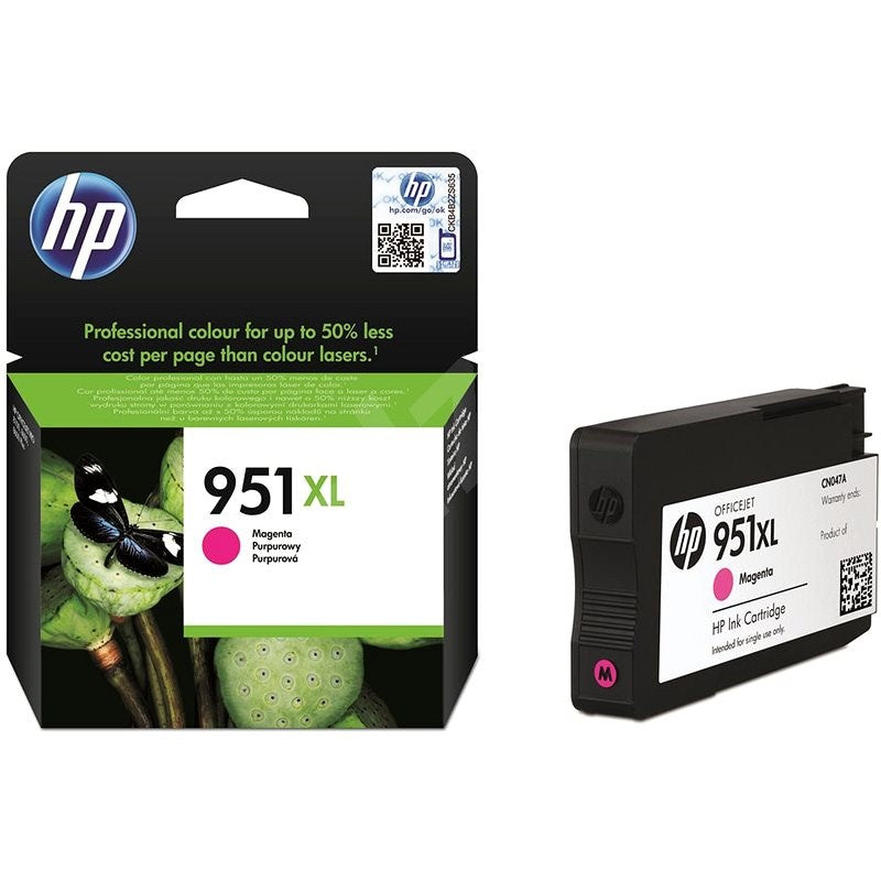 HP 951XL Magenta Officejet Inkjet Cartridge CN047AE