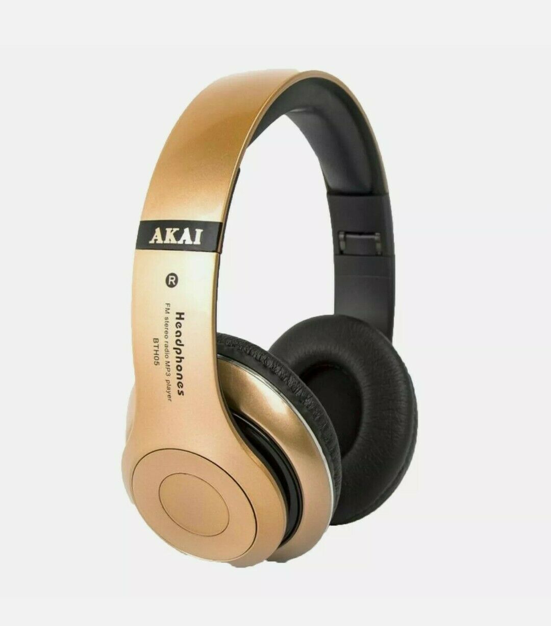 Akai BTH05 Bluetooth Stereo Headphones FM Radio Micro SD MP3 Player Rechargeable